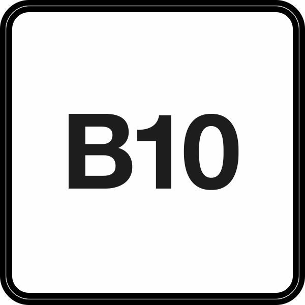 Diesel B10 sticker
