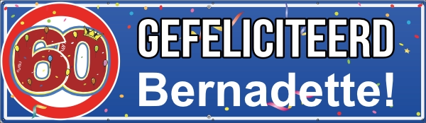 60 bord spandoek