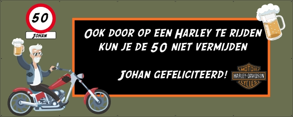 Abraham spandoek Harley