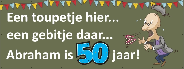 Abraham spandoek kunstgebit
