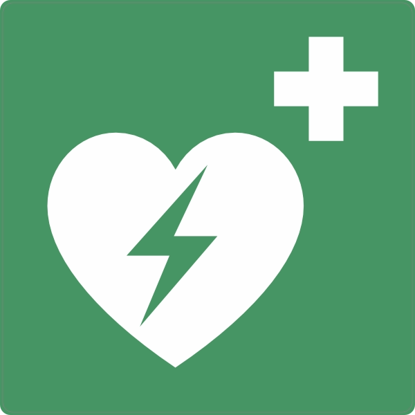 AED sticker