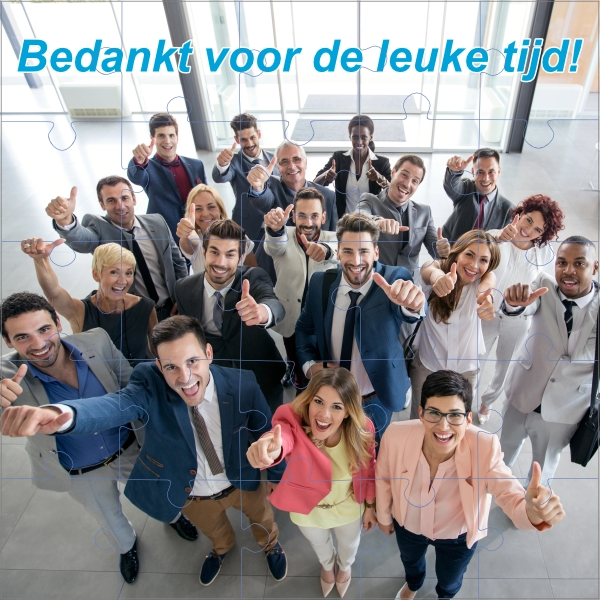 Afscheid collega puzzel
