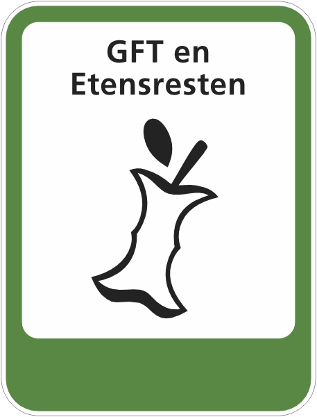 Afvalscheiding GFT sticker