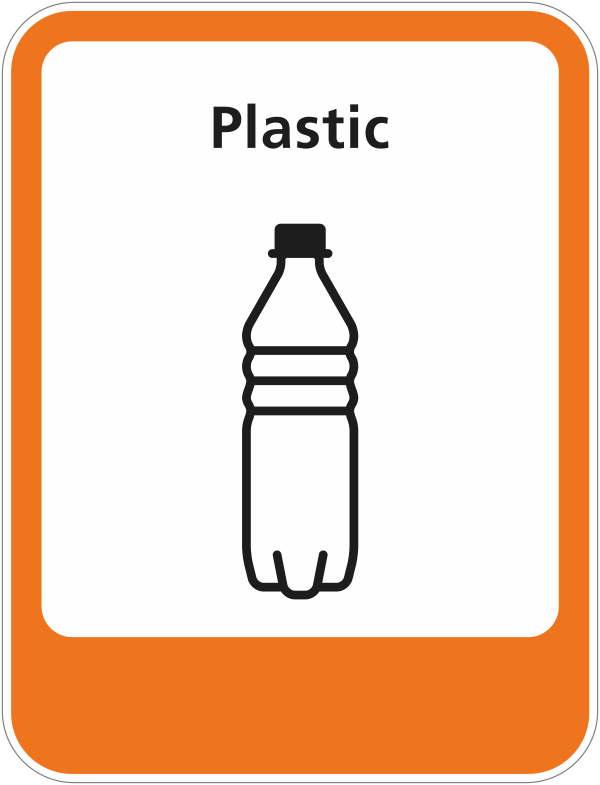 pijn inkomen opzettelijk Afvalscheiding plastic | 123sticker.nl