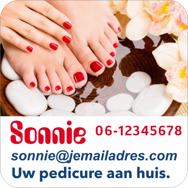 Amulante Pedicure sticker