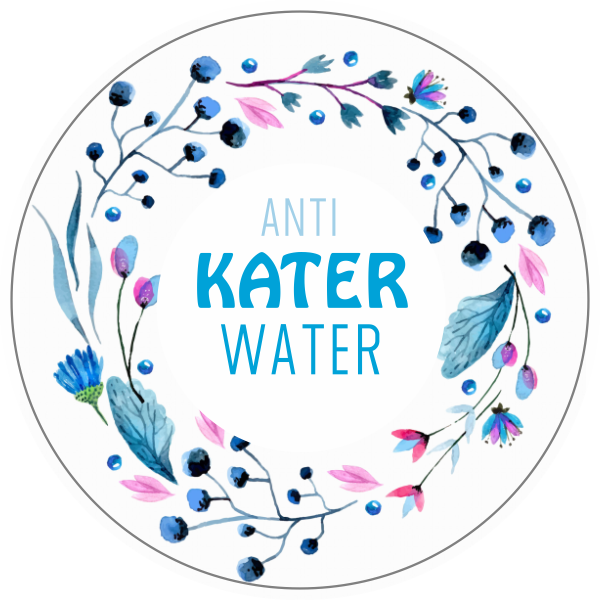 Anti kater water sticker