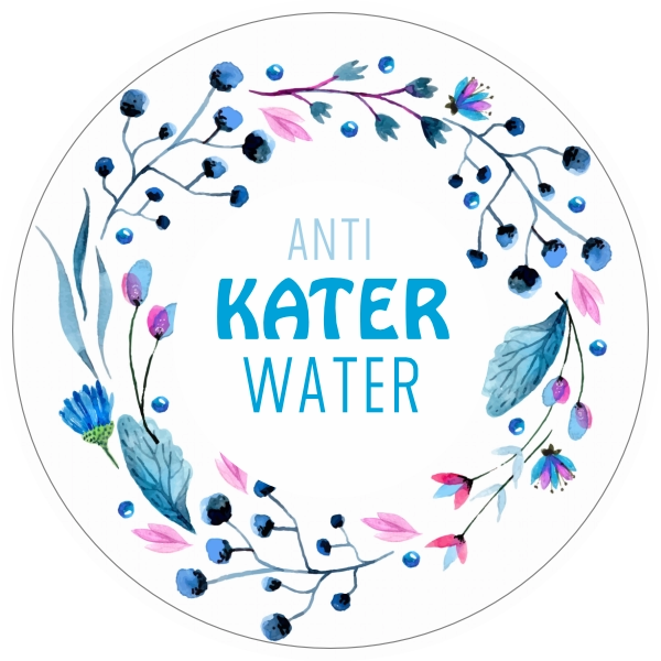 Anti kater water sticker