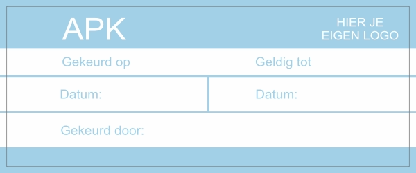APK sticker klein