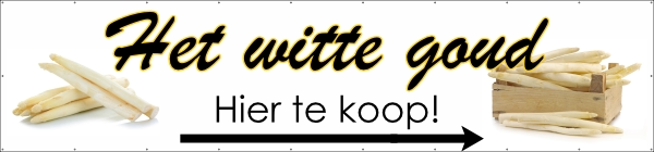 Asperges Het Witte Goud spandoek