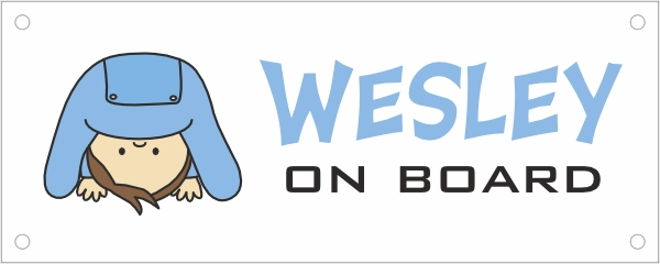 Autobanner jongen on board