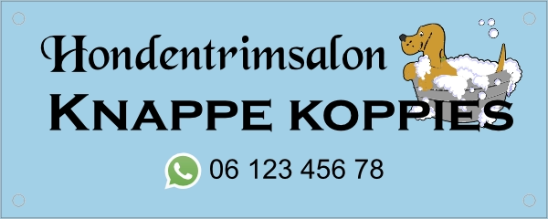 Autobanner trimsalon