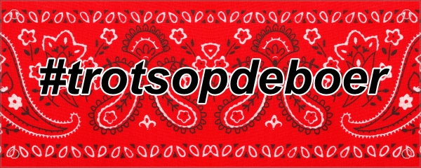 Autobanner trots op de boer