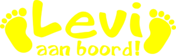 Baby aan boord sticker