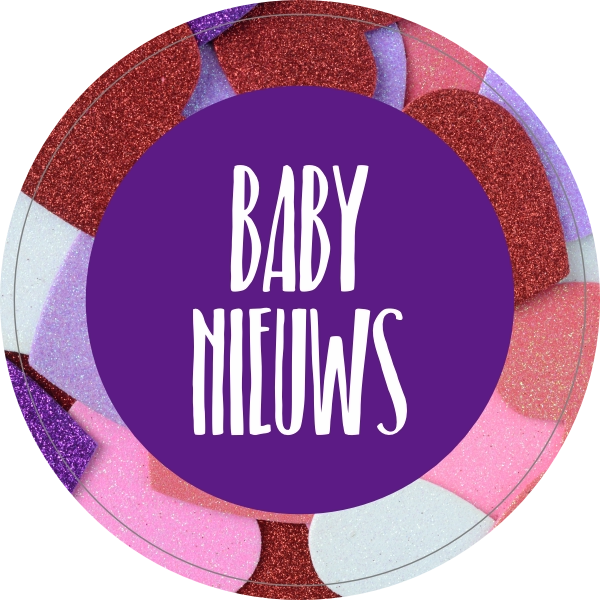 Baby nieuws sticker