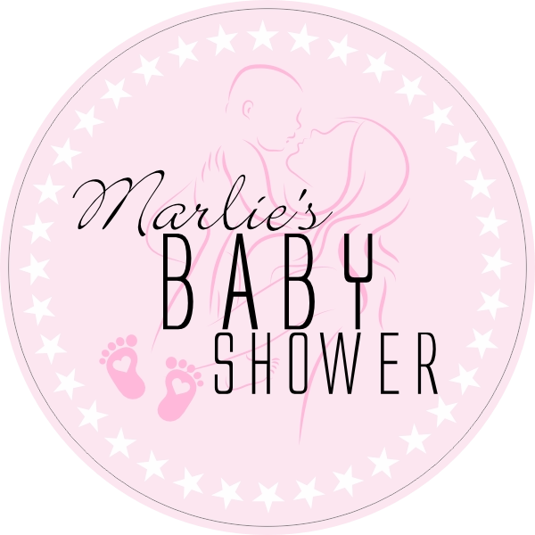 Babyshower sticker