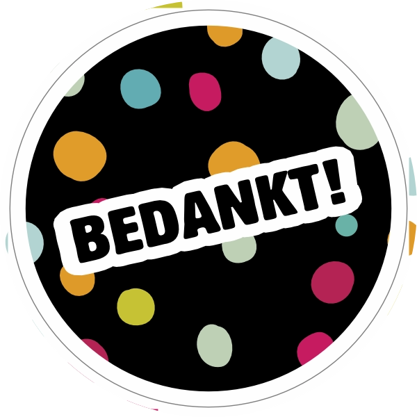 Bedankt Sluitzegel 