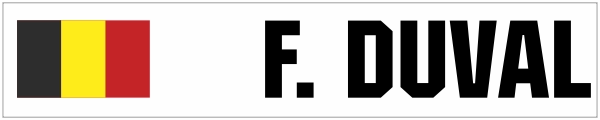 België Rally sticker