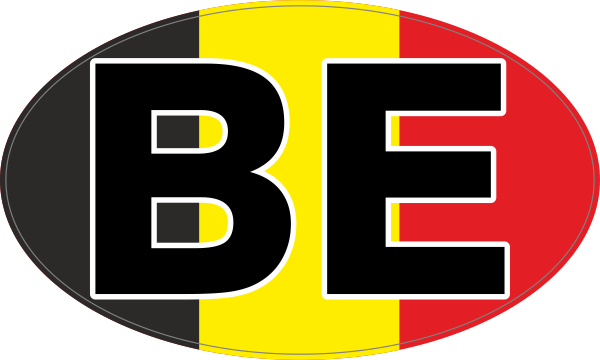 Belgie sticker