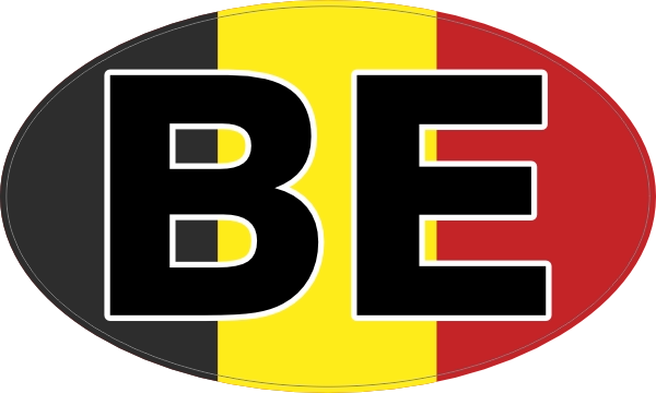Belgie sticker