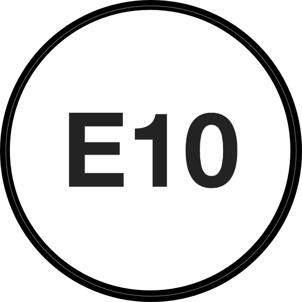 Benzine E10 sticker