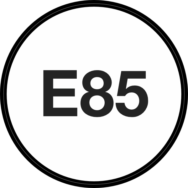Benzine E85 sticker