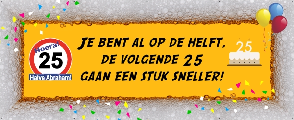Bier Halve Abraham spandoek