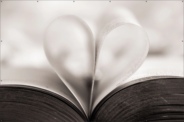 Boek hart spandoek