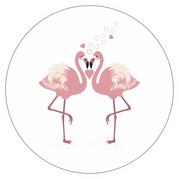 Flamingo sluitzegel