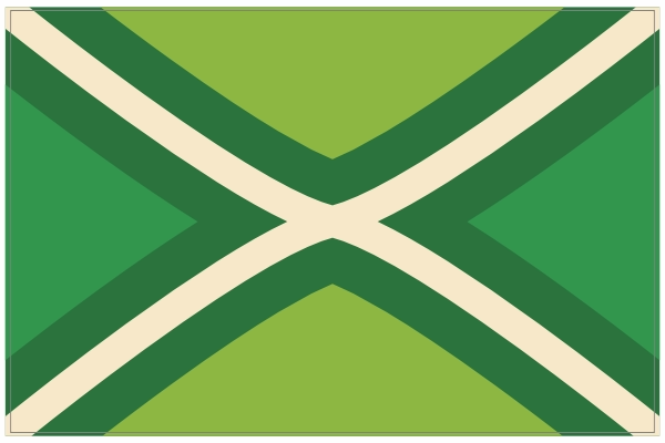 Bumpersticker Achterhoek vlag