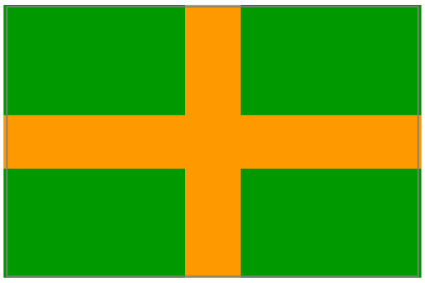 Bumpersticker Nijmegen vlag