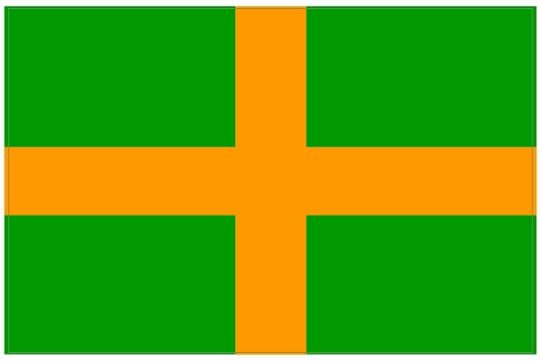 Bumpersticker Nijmegen vlag