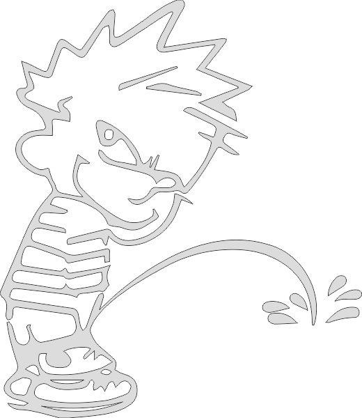 Calvin sticker