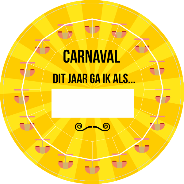 Carnaval Carousel sticker