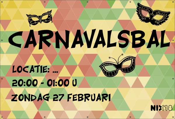 Carnavalsbal spandoek
