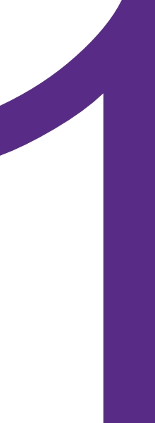 Plakcijfer 1