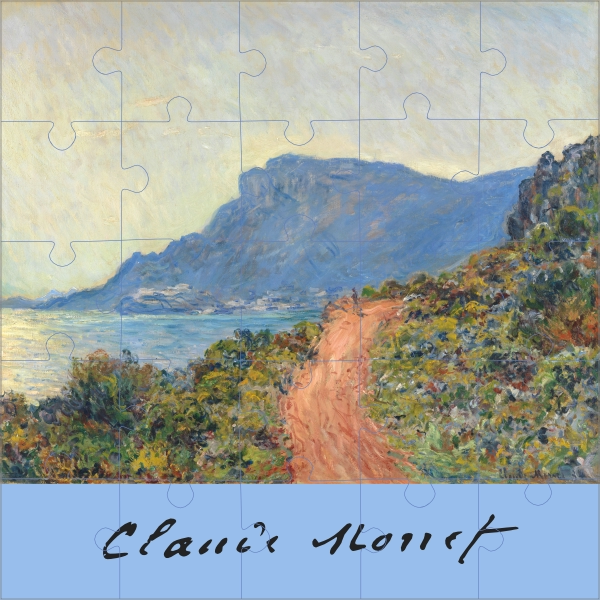La Corniche bij Monaco puzzel