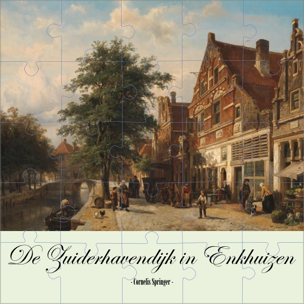 Zuiderhavendijk in Enkhuizen puzzel