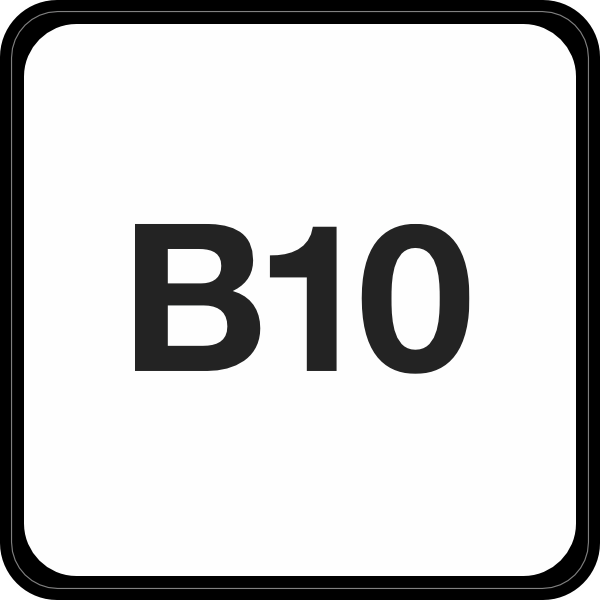 Diesel B10 sticker