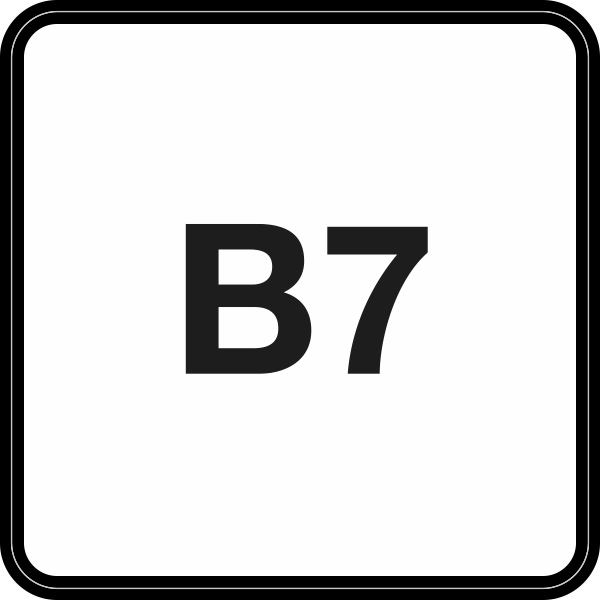Diesel B7 sticker