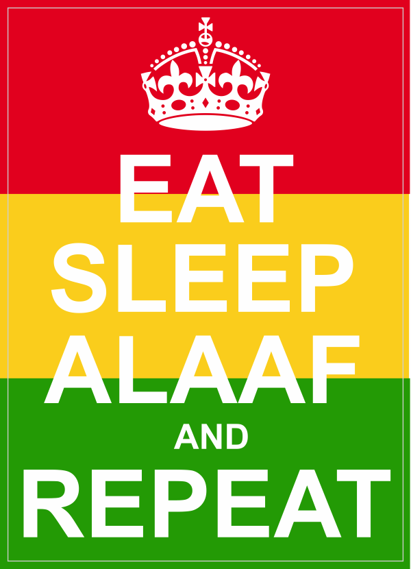 Eat Sleep Alaaf and Repeat Carnavalssticker