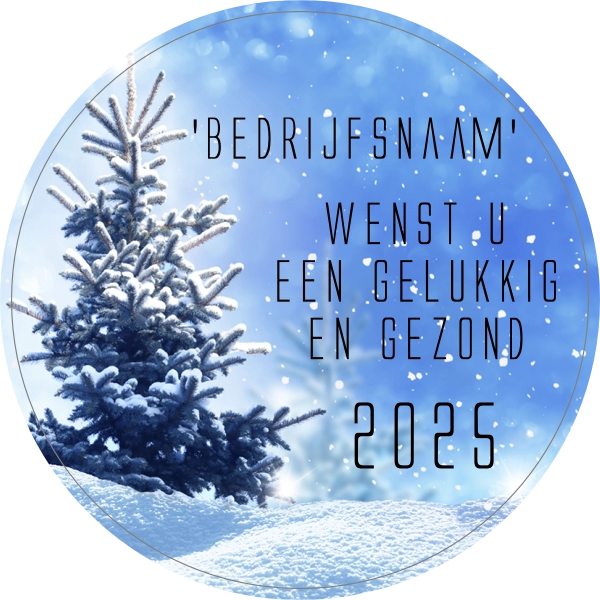 Een gezond nieuwjaar (sticker)