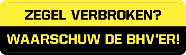 EHBO kofferzegel