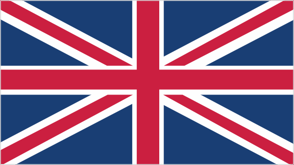 Engelse vlag autodak sticker