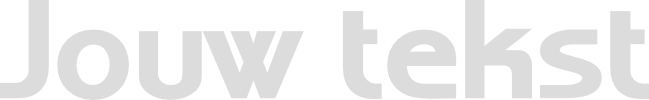 Fietsframe sticker eigen tekst wit