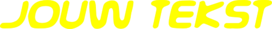 Fietsframe sticker geel