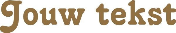Fietsframe sticker goud-metallic
