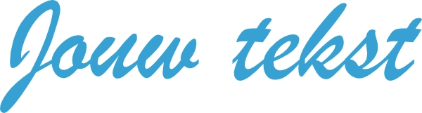 Fietsframe sticker lichtblauw