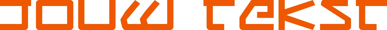 Fietsframe sticker oranje