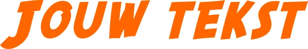 Fietsframe sticker reflecterend oranje