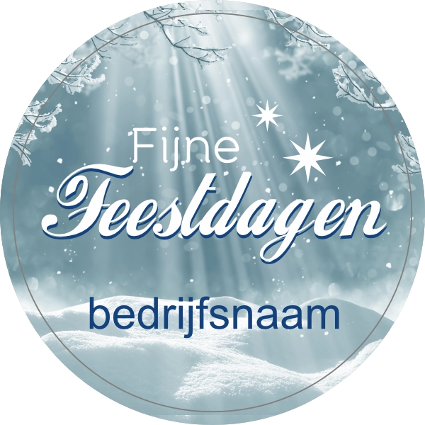 Fijne feestdagen doming sneeuw